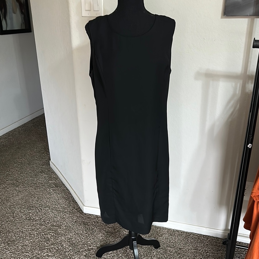 Elegant Black Sleeveless Dress